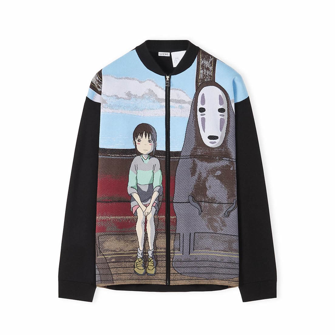 千尋とカオナシのシーンを描いたジップジャケット。297,000円。