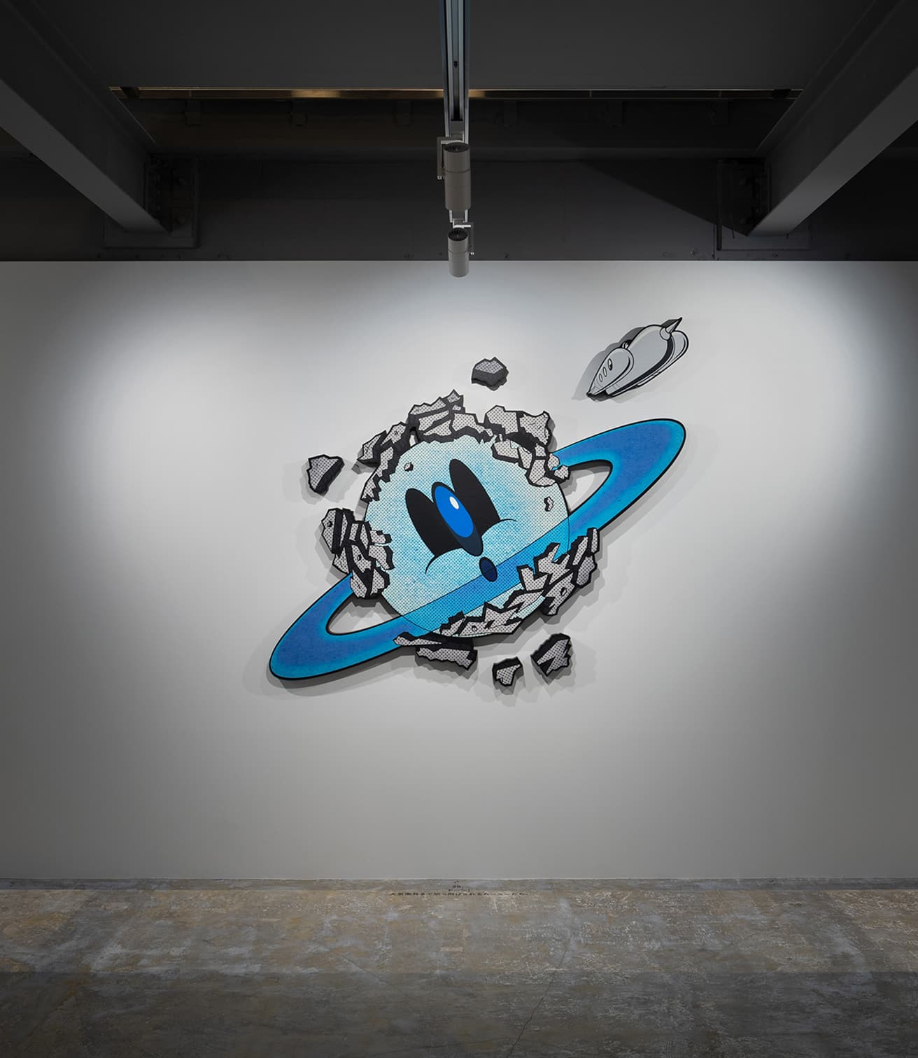 《PLANET CERENKOV 26》2023 Acrylic on printed canvas W180cm x H148cm