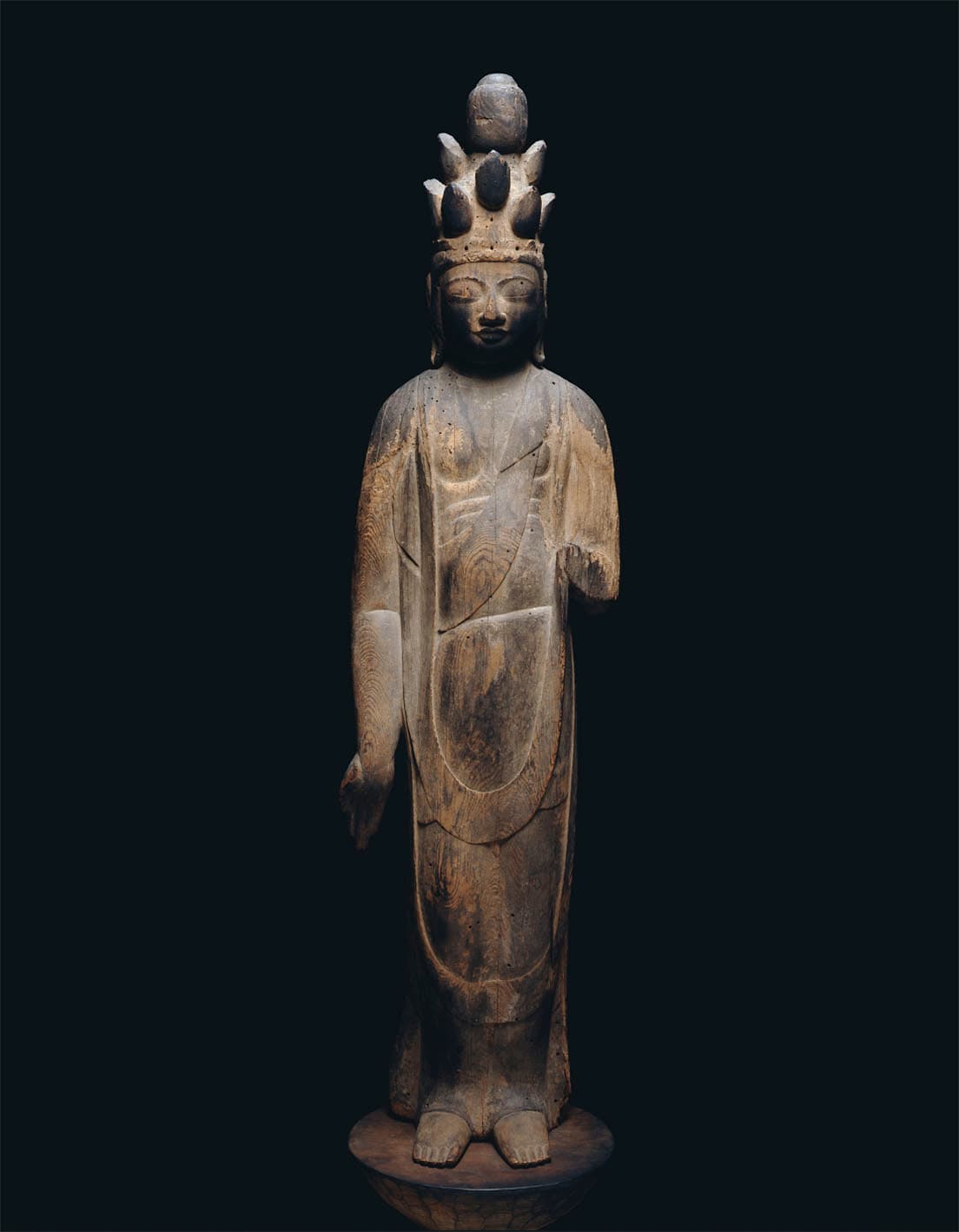 《十一面観音立像》平安時代、小田原文化財団所蔵。©Hiroshi Sugimoto/ Courtesy of Odawara Art Foundation