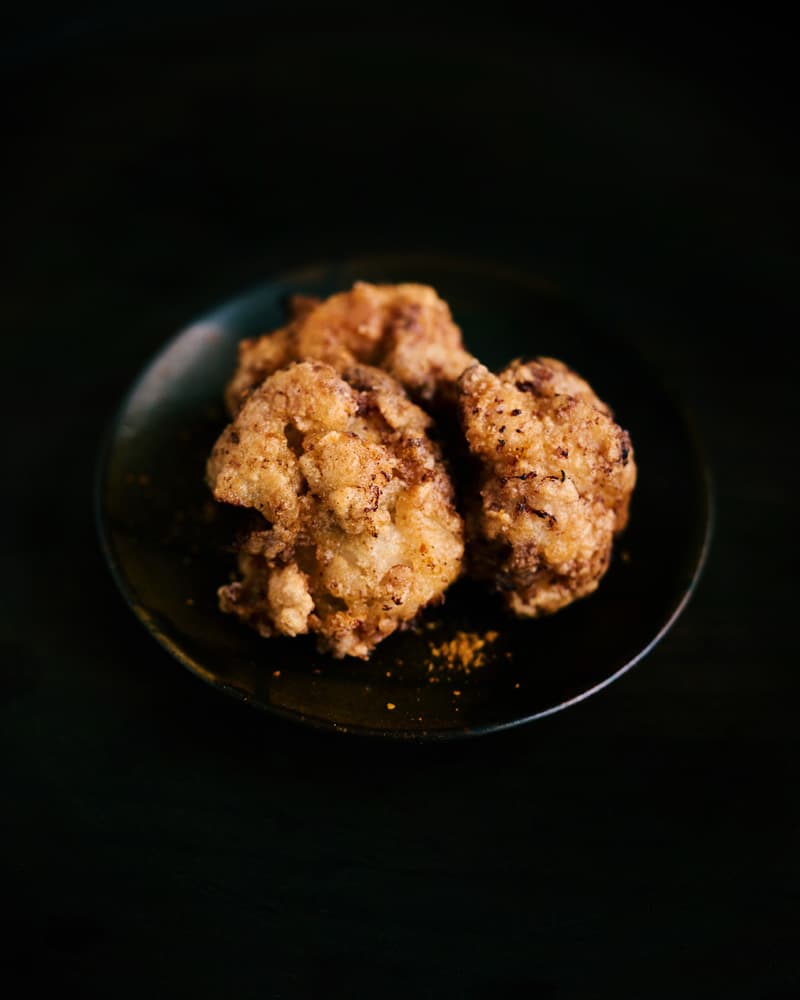 【365日豆皿つまみ】香味味噌から揚げ｜2月 吉田愛の冬の和つまみ