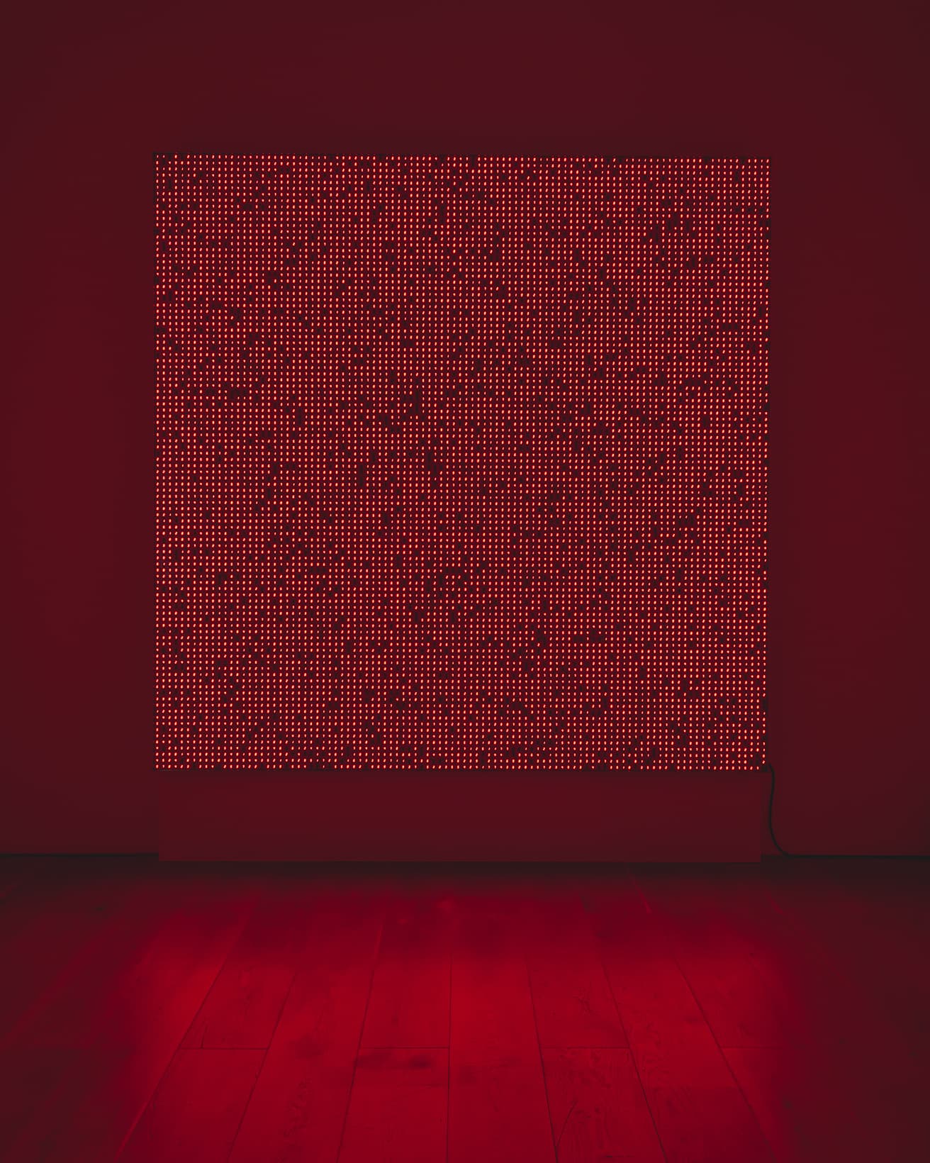【哲学】宮島達男《Innumerable Life/Buddha CCIƆƆ-01》（2018年）。所蔵：森美術館（東京）。photo_Takuya Neda