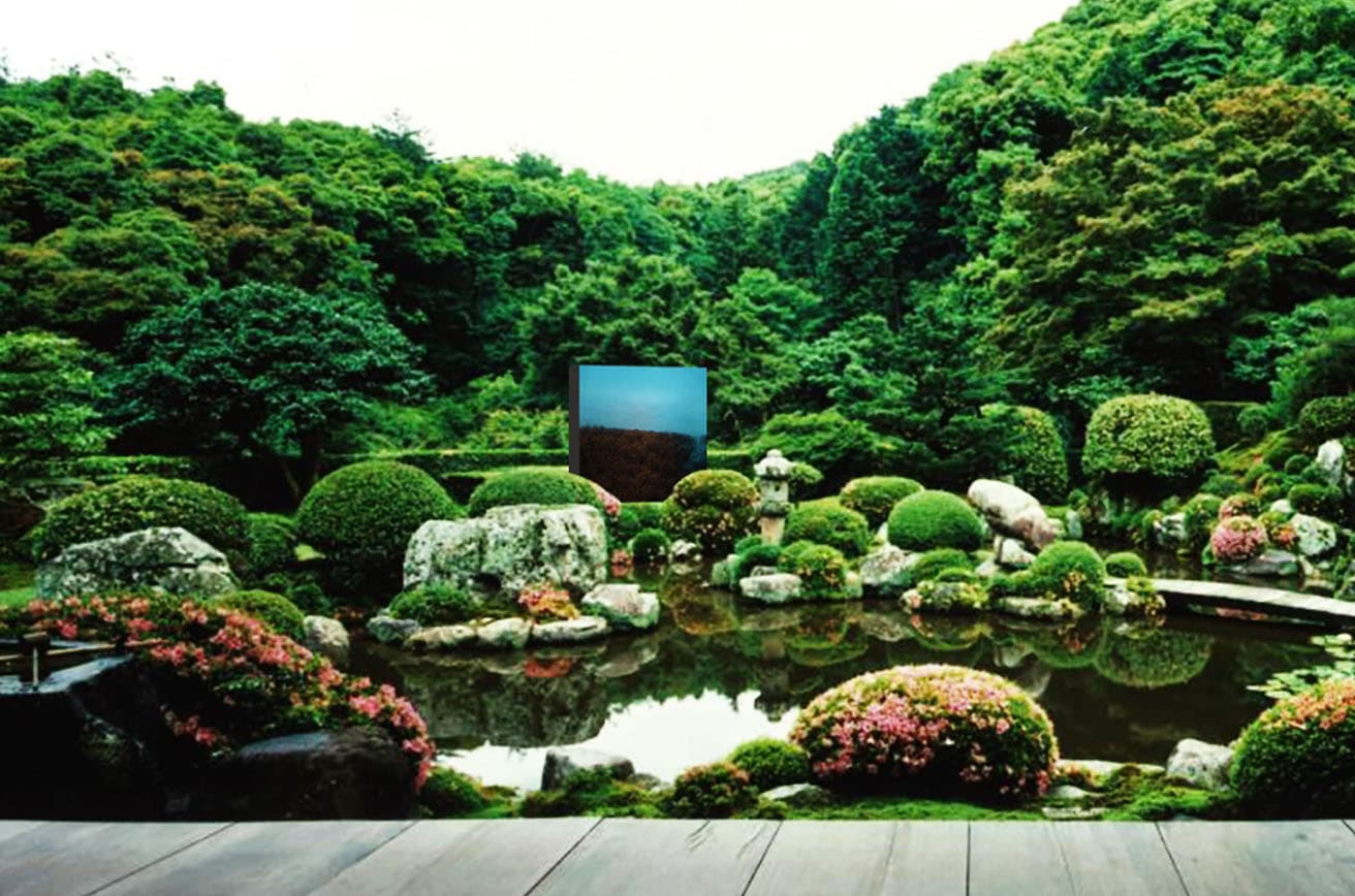 〈音羽山清水寺〉の成就院での展示イメージ。成就院は通常は非公開となっている。