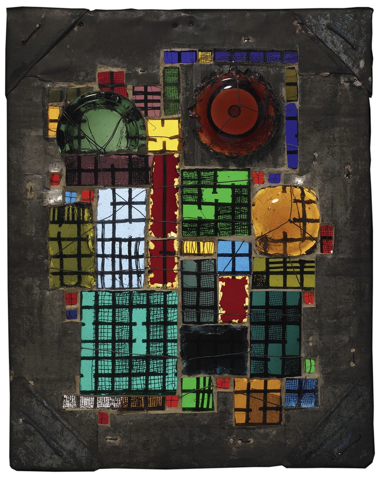 ジョセフ・アルバース《破片の入ったグリッド絵画》1921年頃　ジョセフ＆アニ・アルバース財団　© The Josef and Anni Albers Foundation / JASPAR, Tokyo, 2023　G3217　Photo: Tim Nighswander/Imaging4Art