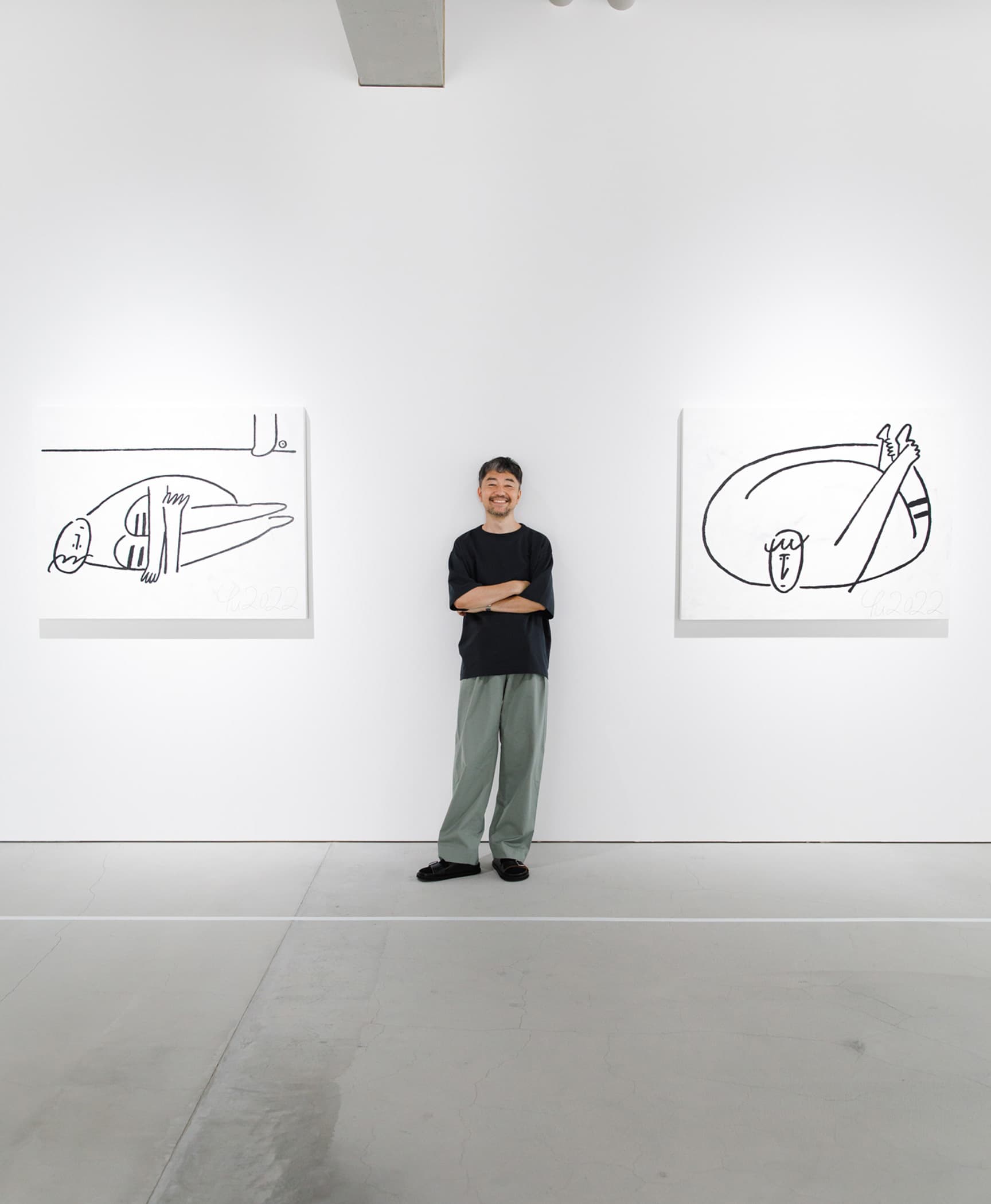 個展が開催中！ 長場雄に聞く、初のオイルペインティング作品が自身に与えたものとは？