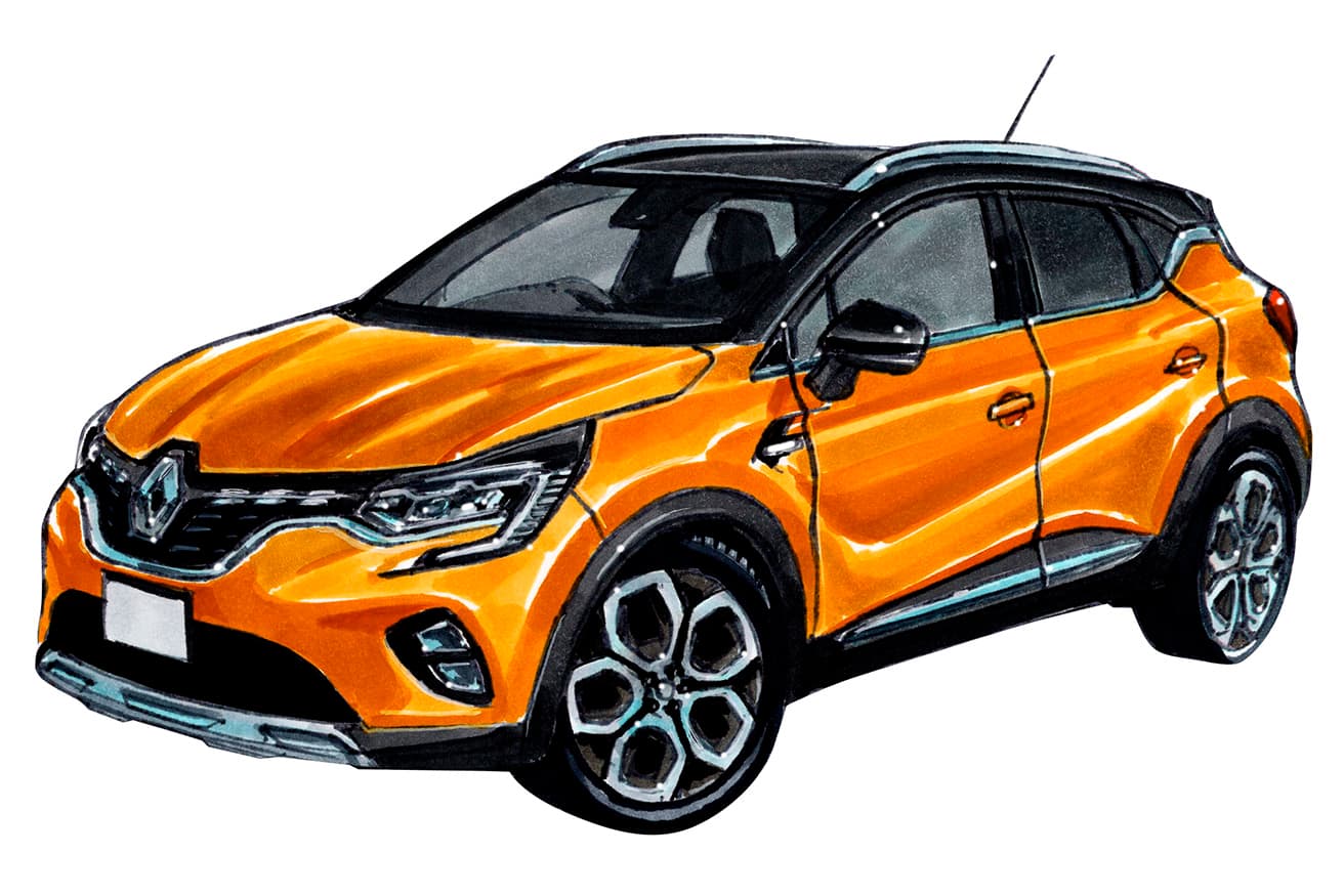 乗り心地の良さ、品質の高さ、ハンドリングの楽しさなどが好評な、〈ルノー〉のコンパクトSUV。3,090,000円〜。