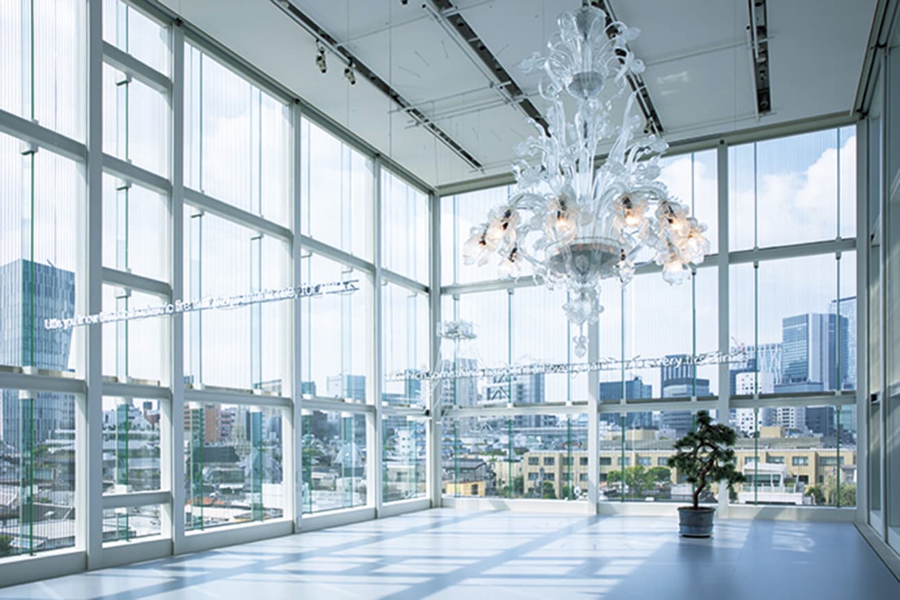 日中の会場風景。