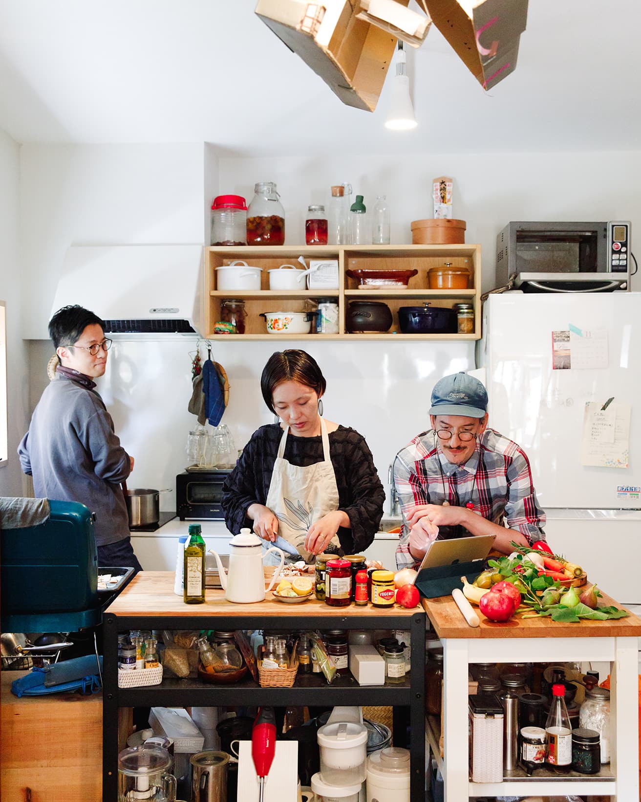 人気カフェ〈MIA MIA〉オーナーのヴォーンさんと、妻のアリソン理恵さんが、「Pinterest」を使ってホームパーティーを開きました。