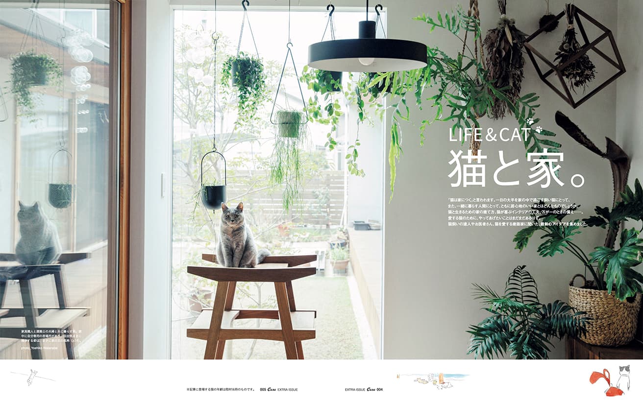 Casa BRUTUS特別編集『猫と家。』発売中！