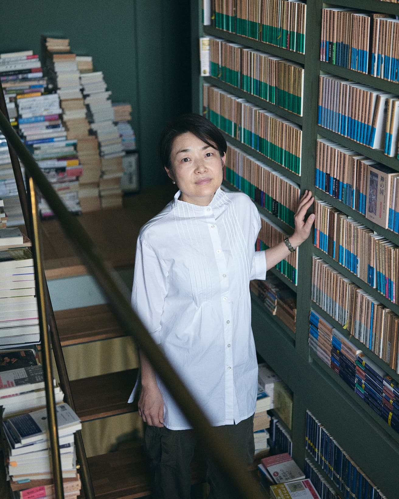 ライター／編集者の橋本麻里さん。日本美術を中心に活動する。永青文庫副館長、金沢工業大学客員教授も務める。