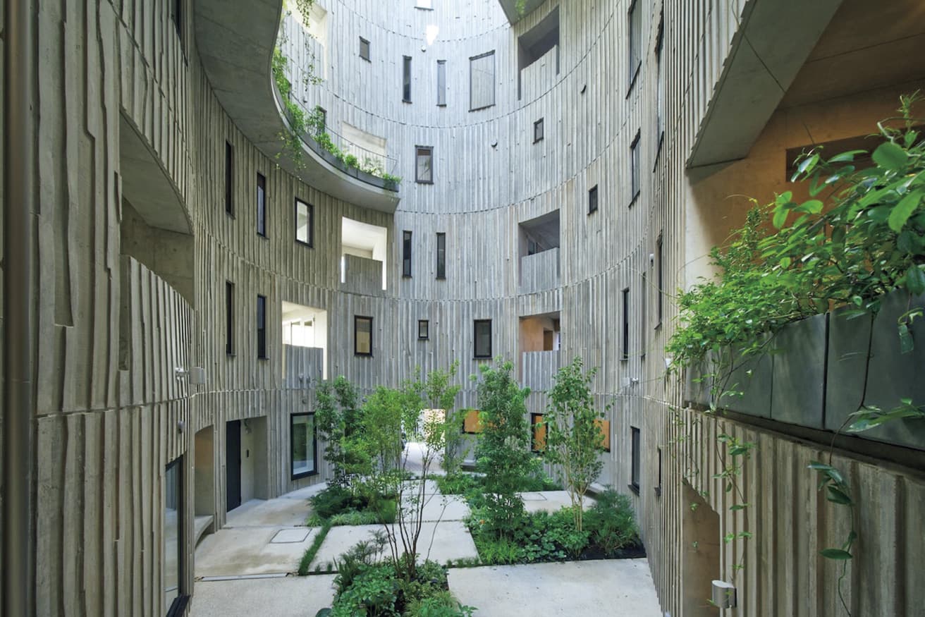 天神町place（推薦委員会ベスト1）　東京・湯島にある集合住宅。photo_Japan-Architects Magazine