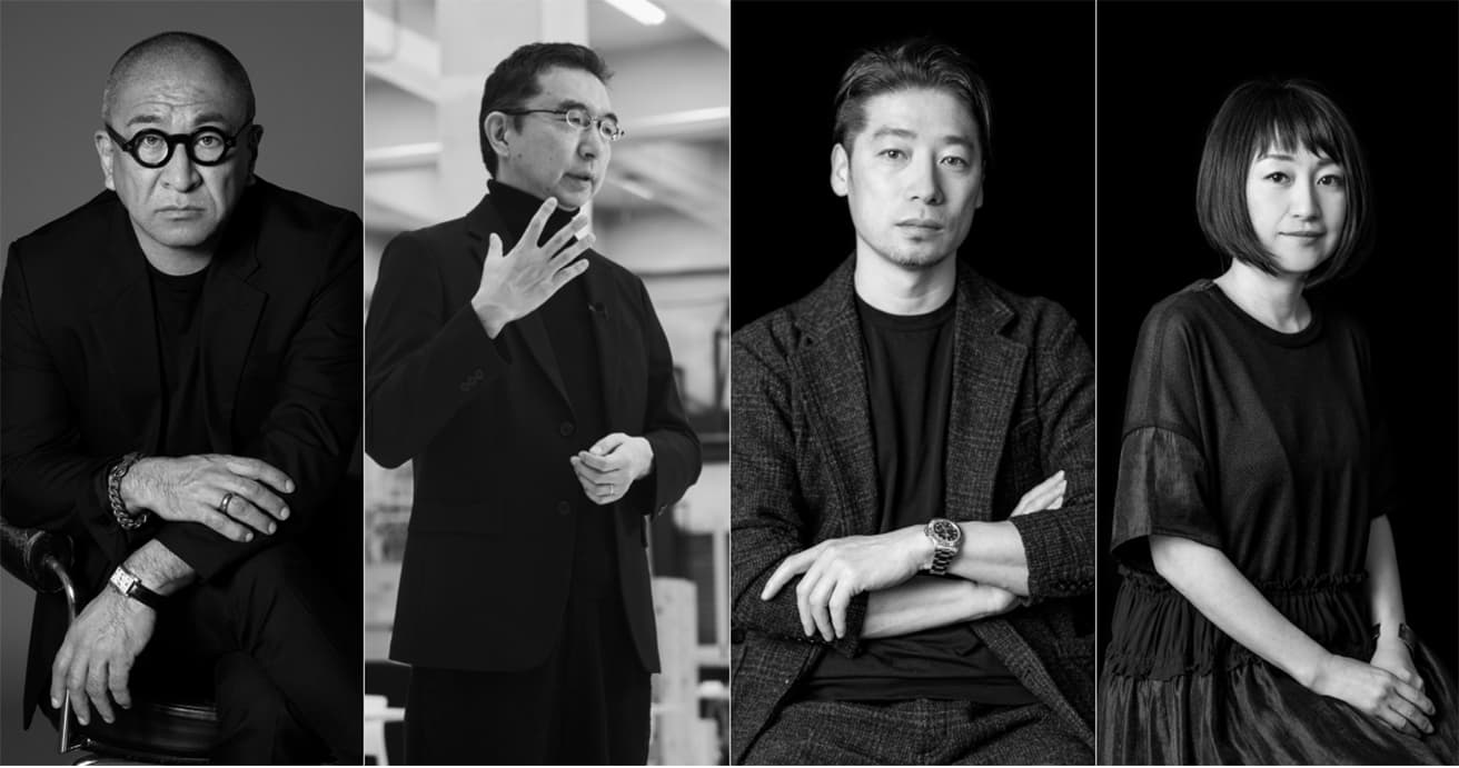 4名の審査委員。左から片山正通、藤本壮介、谷尻誠、吉田愛。