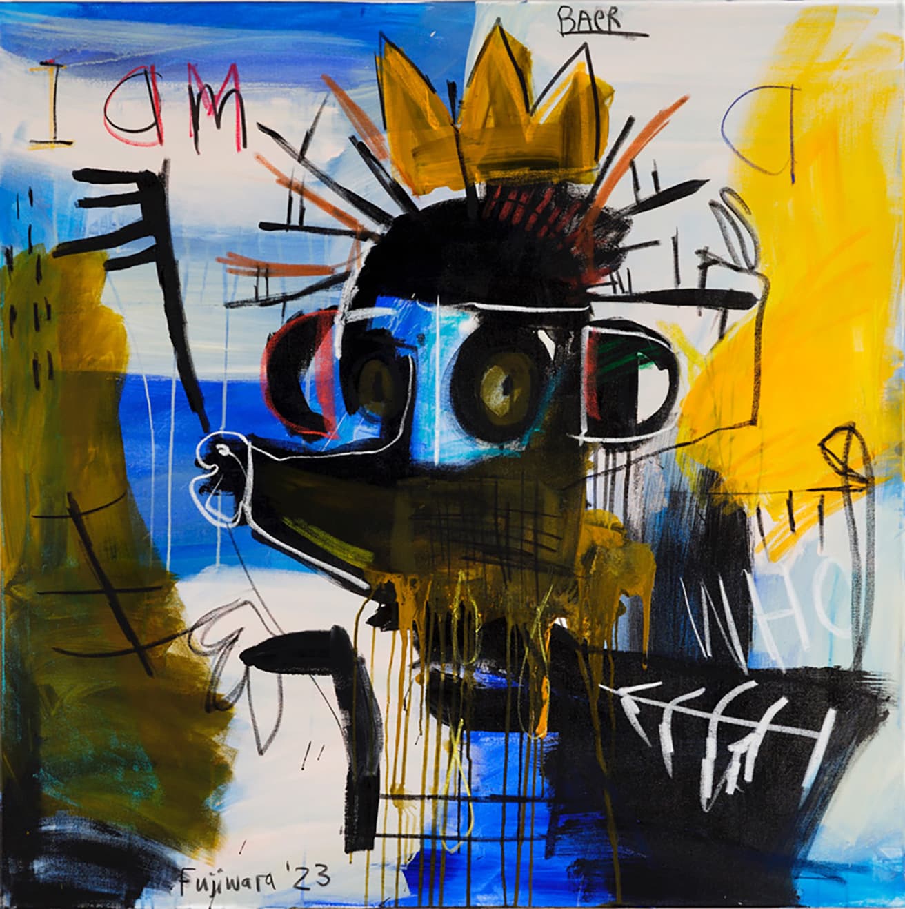 サイモン・フジワラ《I Am a Who?（Confused Baer）》2023年　Courtesy of the artist and Taro Nasu