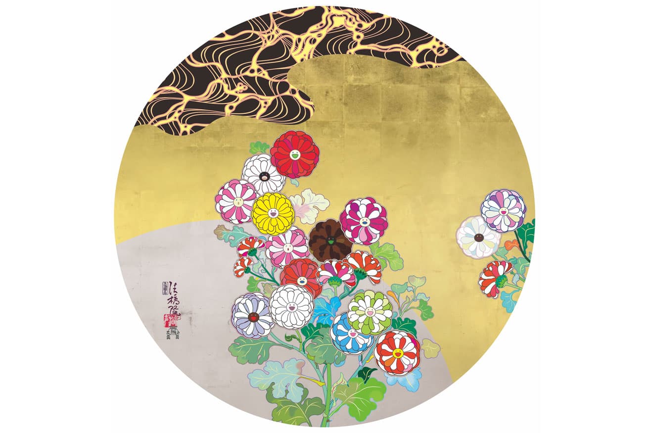 《尾形光琳の花》（参考画像）2023年。Ⓒ2023 Takashi Murakami/Kaikai Kiki Co., Ltd. All Rights Reserved.
