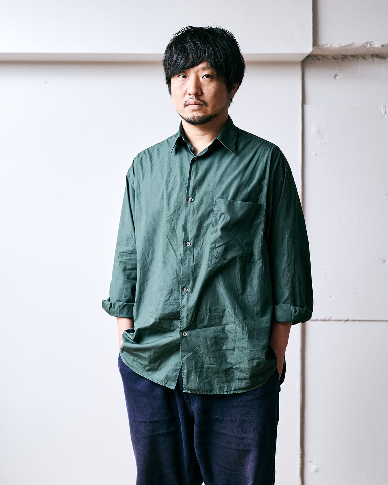 佐々木慧。藤本壮介事務所に在籍時は〈白井屋ホテル〉など多くの案件を担当。現在はホテルや商業施設などのプロジェクトを手がける。〈NOT A HOTEL FUKUOKA〉は、同じく福岡を拠点とする建築事務所〈NKS2 architects〉とともに手がけた。