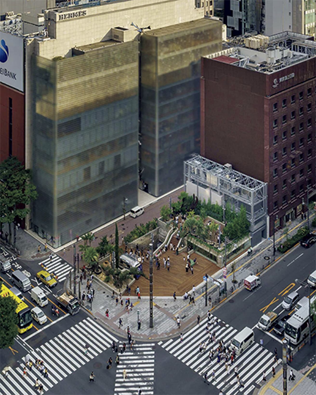 〈Ginza Sony Park〉フェーズ1（2018.8-2021.9）。提供：Ginza Sony Park Project
