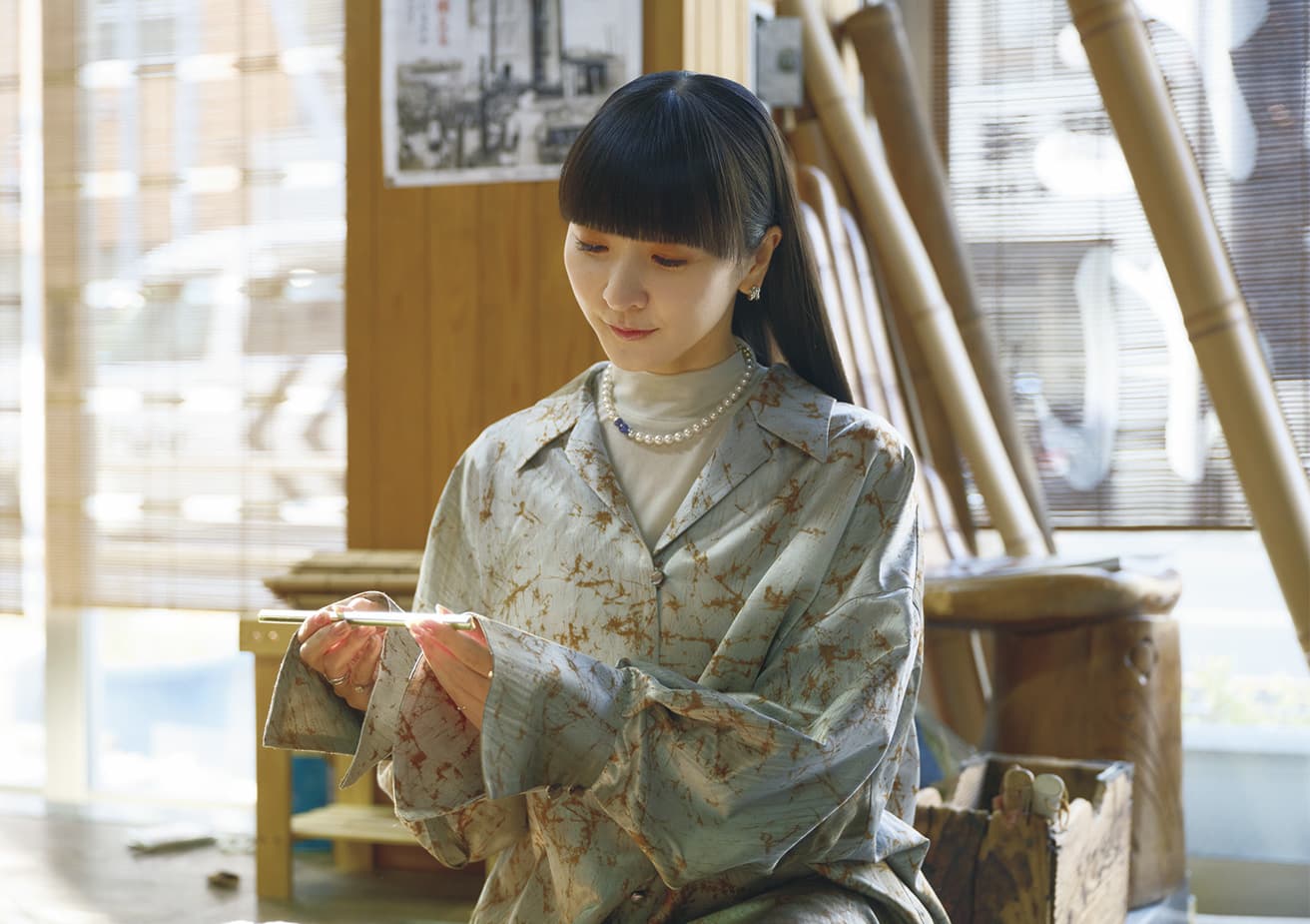 「断面が5角形なんですね」とかしゆか店主。