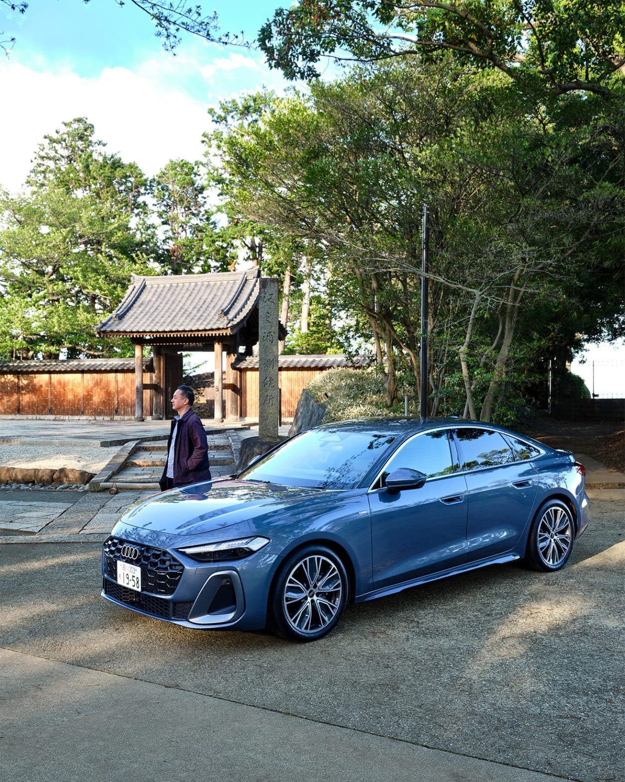 【アウディA5と創造を巡る旅】芦沢啓治が〈小田原文化財団 江之浦測候所〉で再発見する建築と自然との調和。