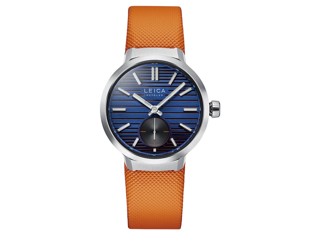 《ライカZM 12 Steel Blue Orange》1,001,000円。ベルトは別売り。
