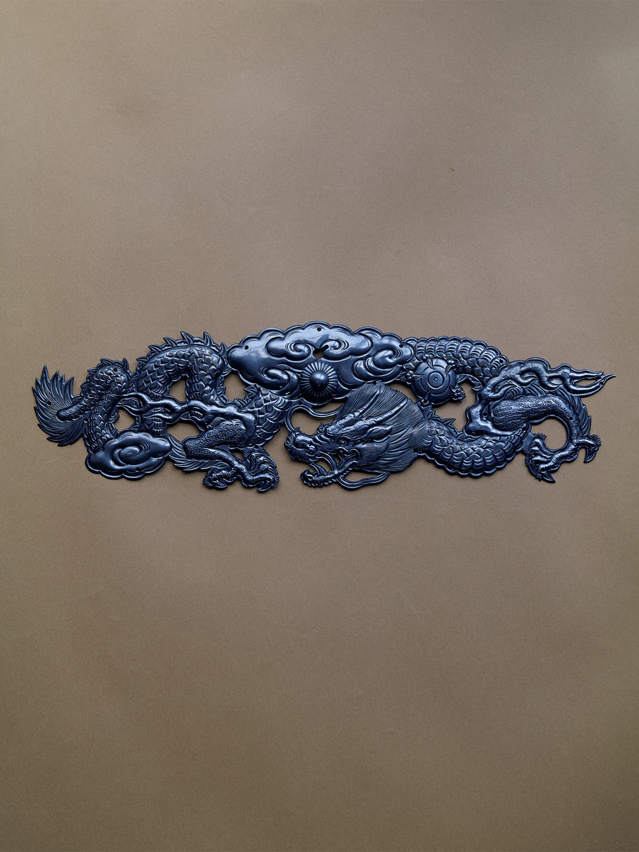 Purchase No. 85【Decorative Metal Ornamentation for the Sendai Chest】Elegant hand-hammered and engraved metal fittings, adding color and durability to a chest of drawers.