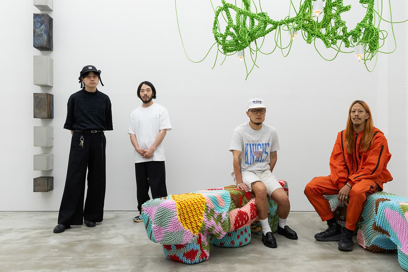 右から太田琢人、イ・カンホ、橋本知成、矢口周太郎。
