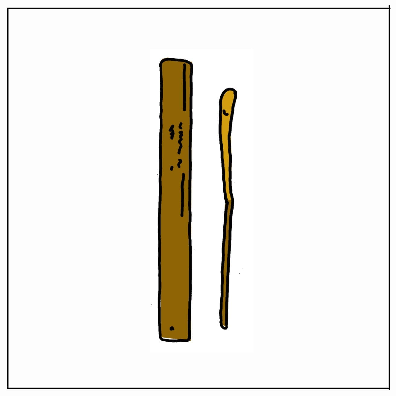 茶杓。illustration_Nobuhiro Tsujimura