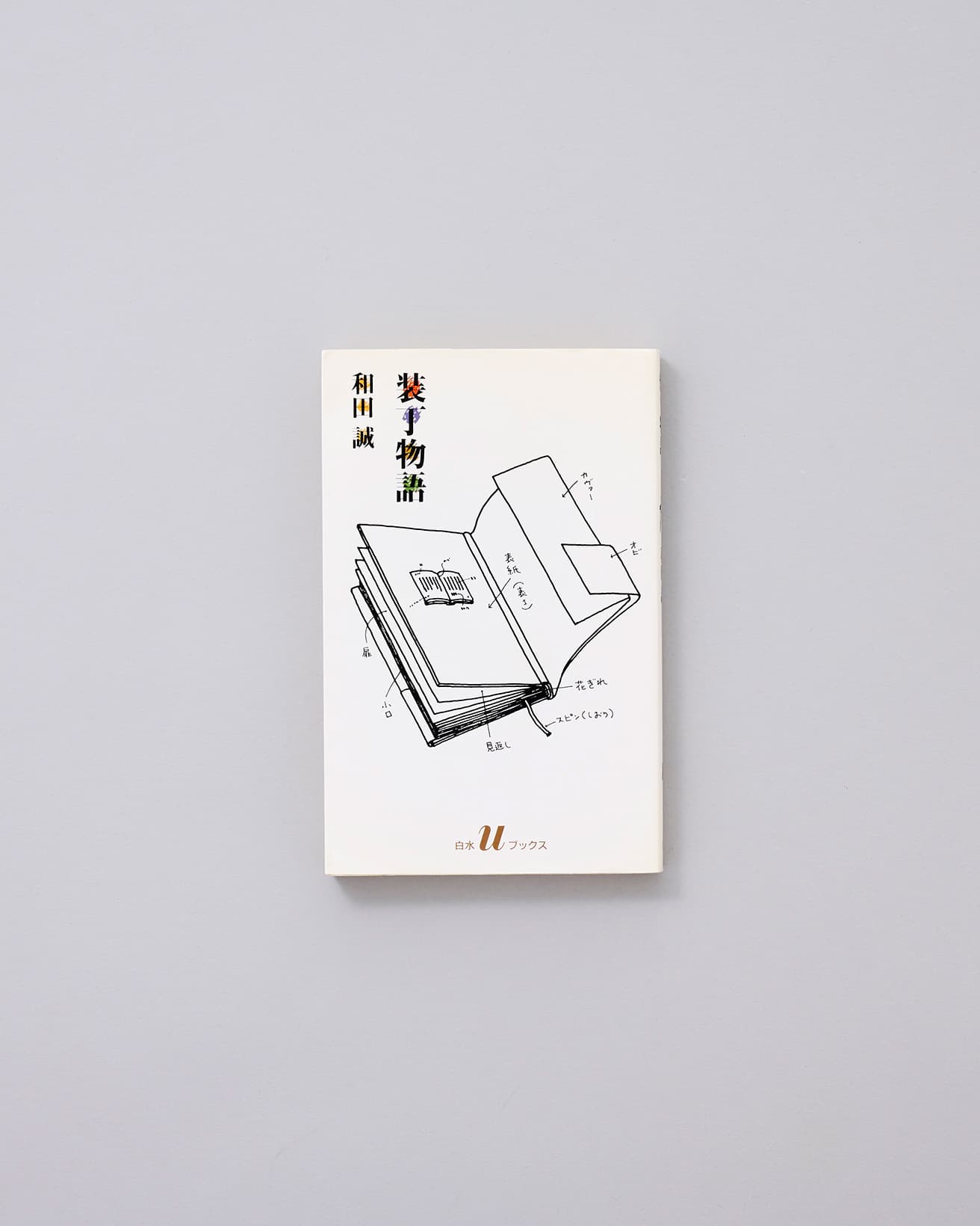 幅広い好奇心を持ち、書物を愛し、数多くの装丁を手掛けた和田誠によるエッセイ。軽妙な語り口で、本一冊ができるまでのプロセスと装丁にまつわる技術やアイデアを丁寧に解説する。『装丁物語』和田誠著、白水Uブックス1100円／2006年