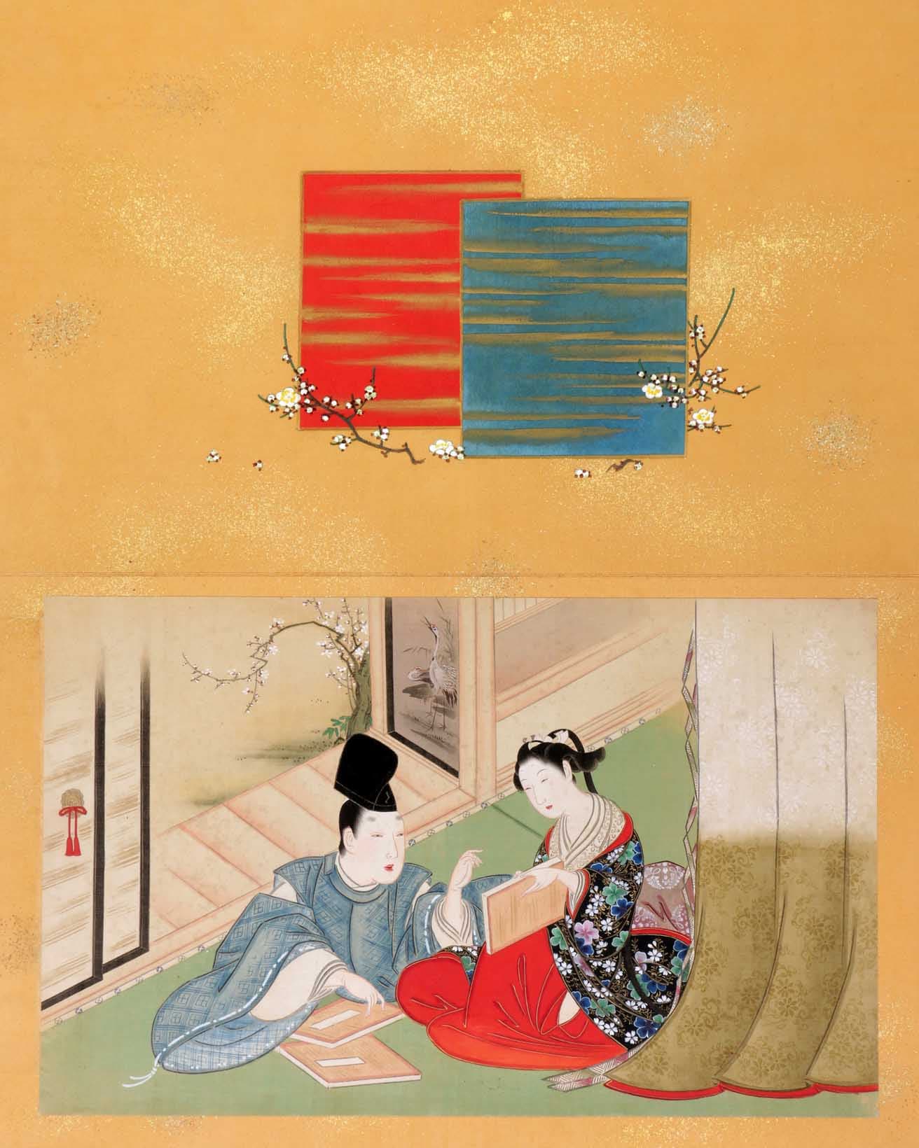 月岡雪鼎《月次春画花卉画帖》より　ミカエル・フォーニッツコレクション【頁替あり】