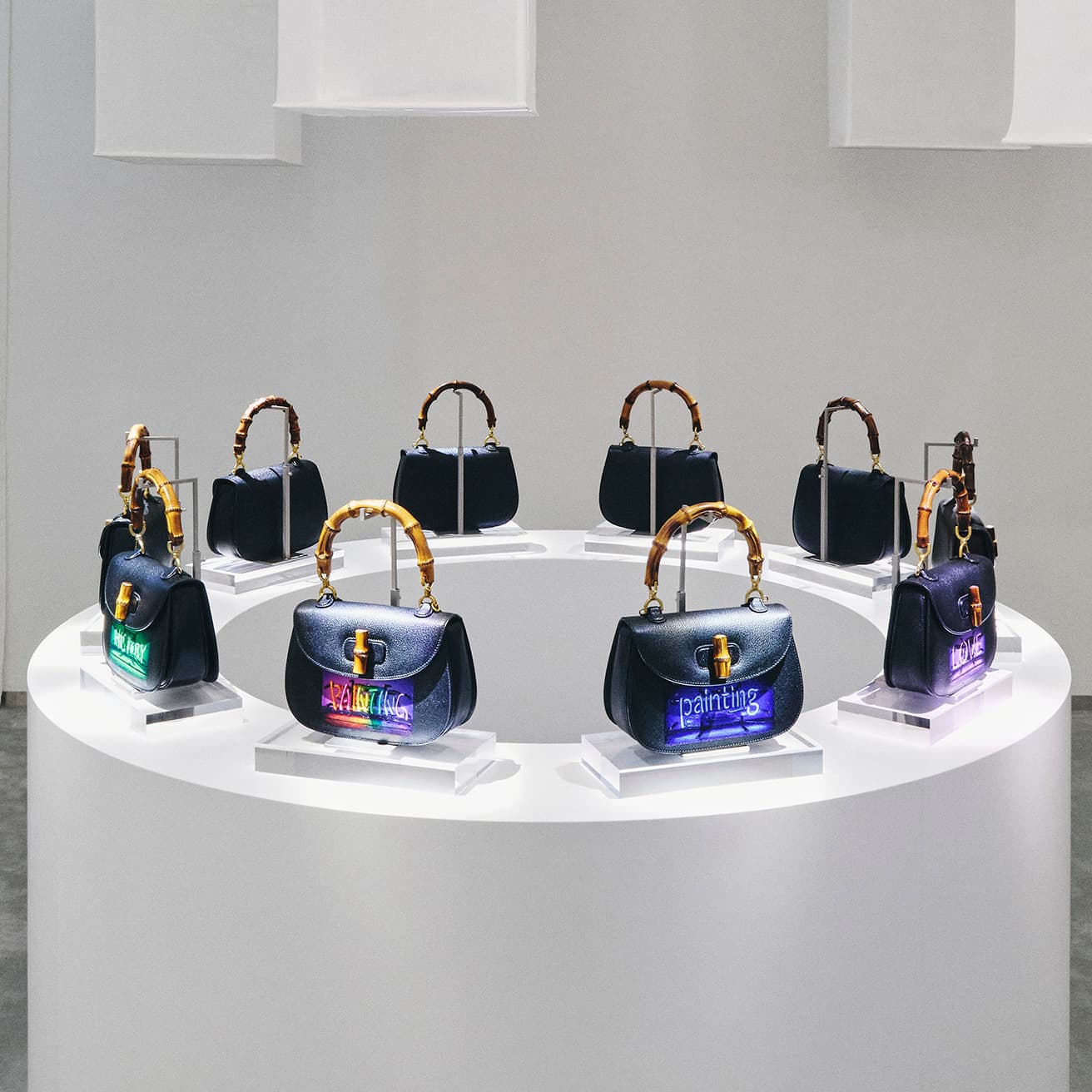 横山奈美の展示空間。