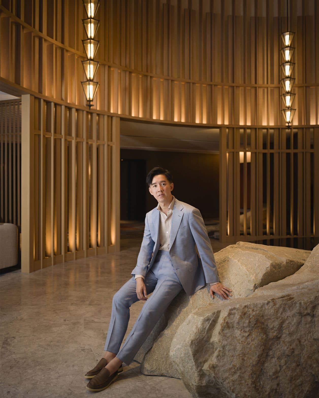 注目の建築家、アンドレ・フーが語る〈ウォルドーフ・アストリア大阪〉の空間デザインと旅への想い。