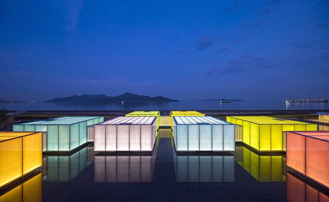 《下瀬美術館》2023年。　Photo: Hiroyuki Hirai　Courtesy of Shigeru Ban Architects
                