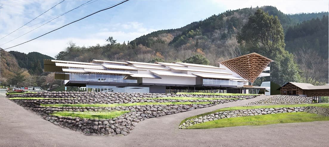 隈研吾が地方で作品を手がける転機となった高知県の梼原（ゆすはら）。ここで最初に完成した建物は何？