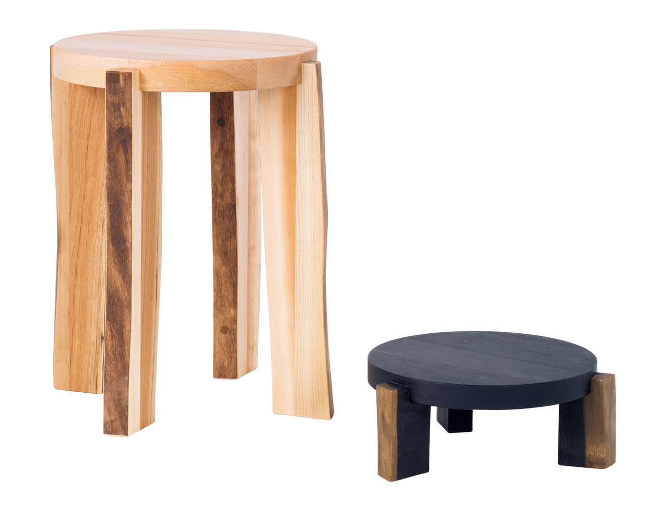 木端の椅子55,000円〜、木端の花台26,400円〜。