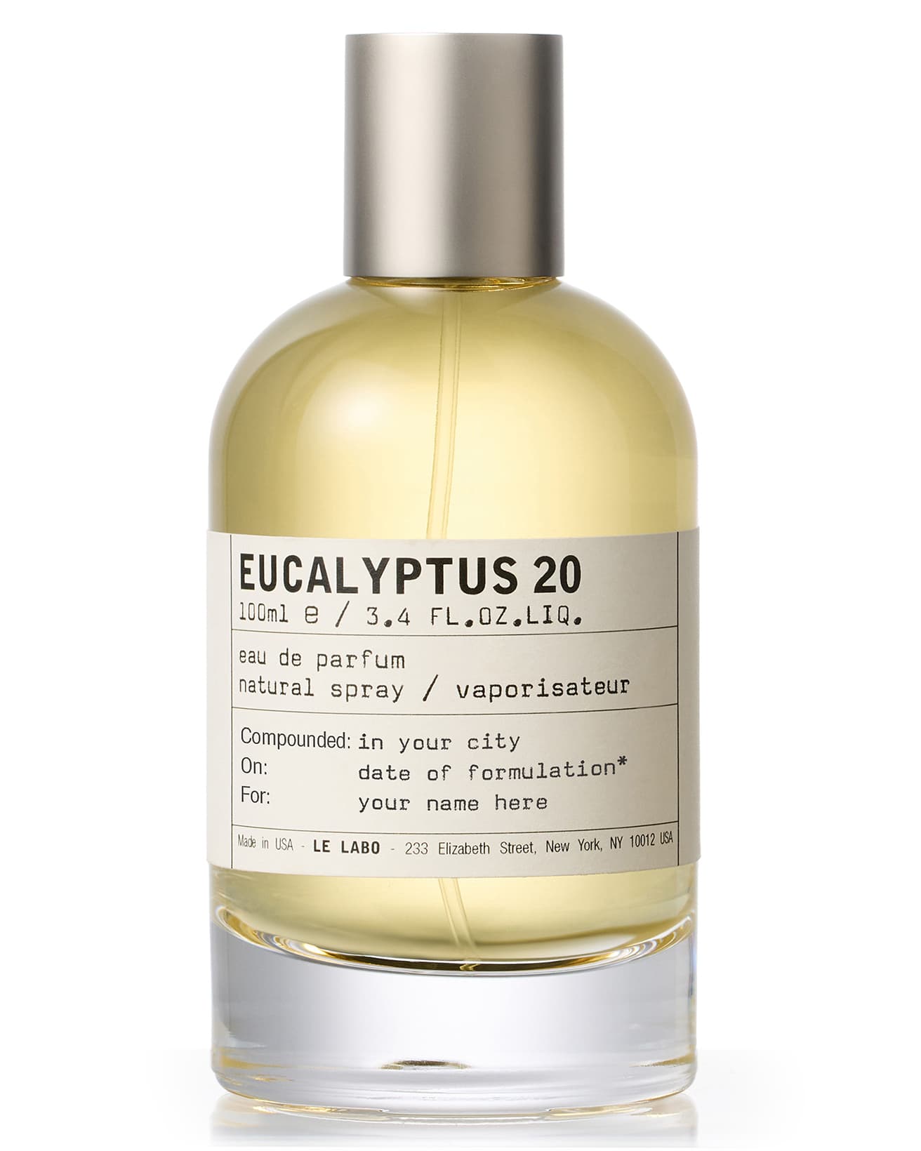 《ユーカリプタス 20 オード パルファム》 100ml　44,000円。