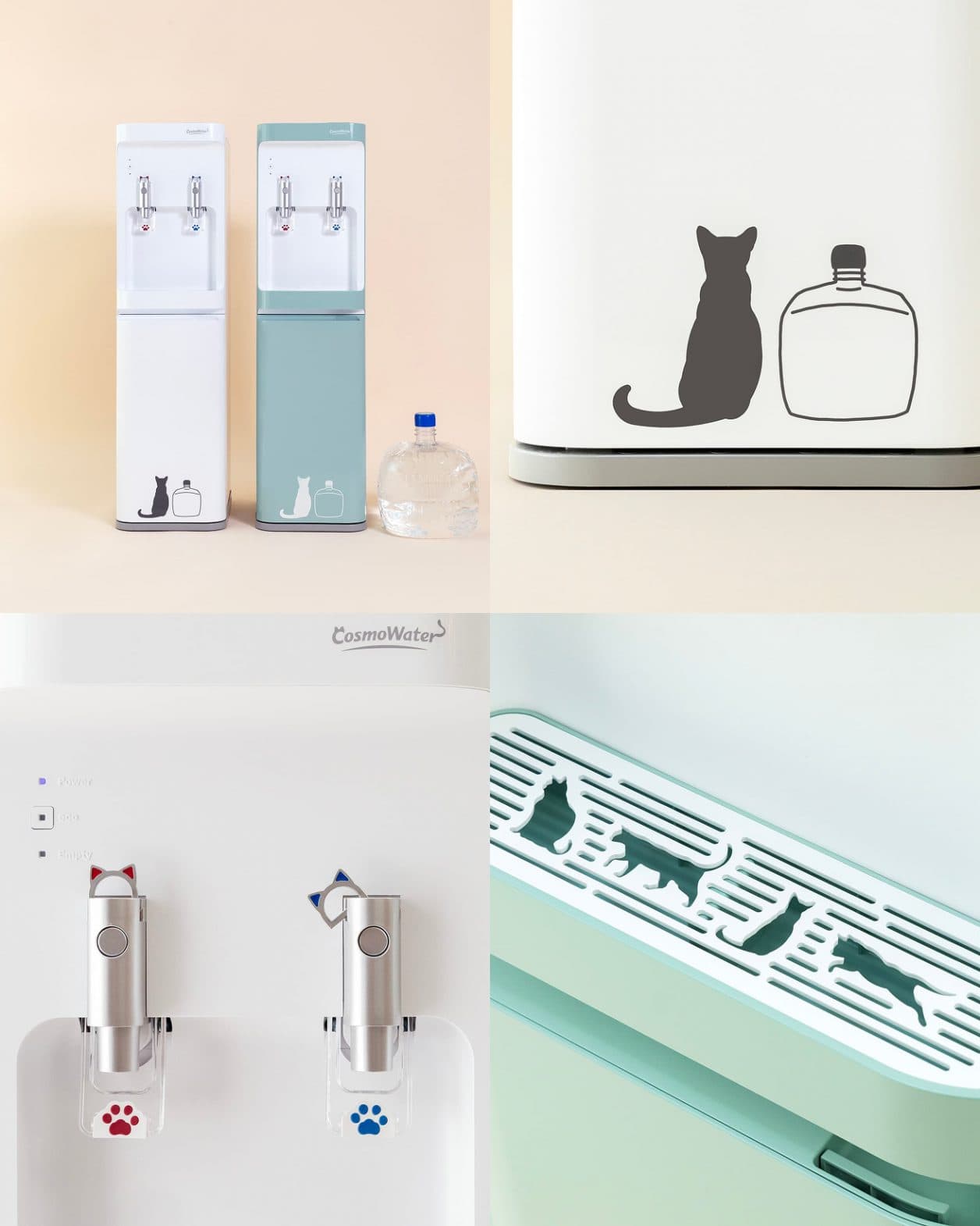 猫好き社員の熱い想いから誕生！ 猫モチーフを詰め込んだウォーターサーバー。