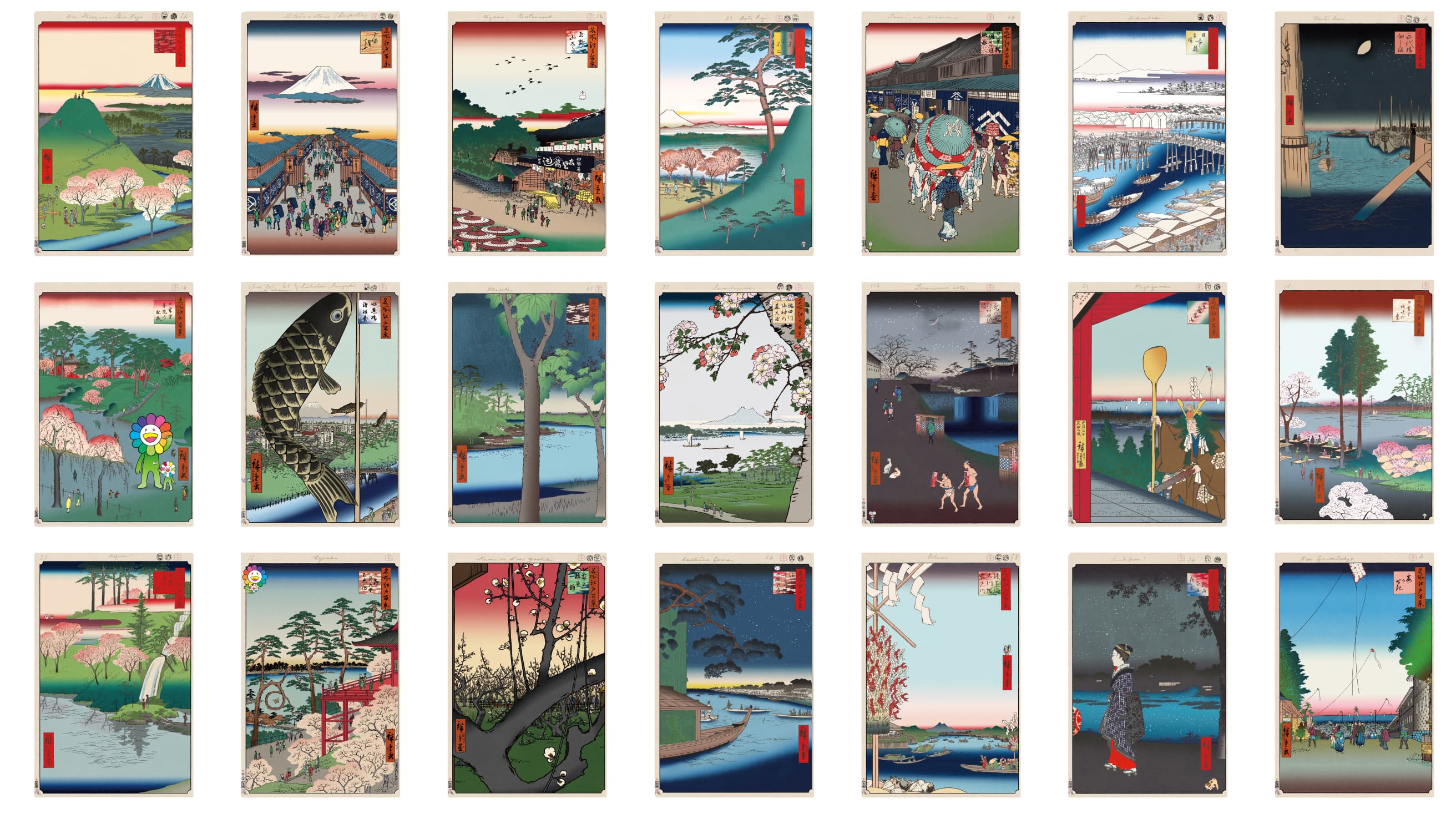 今日の名所江戸百景 by 村上隆