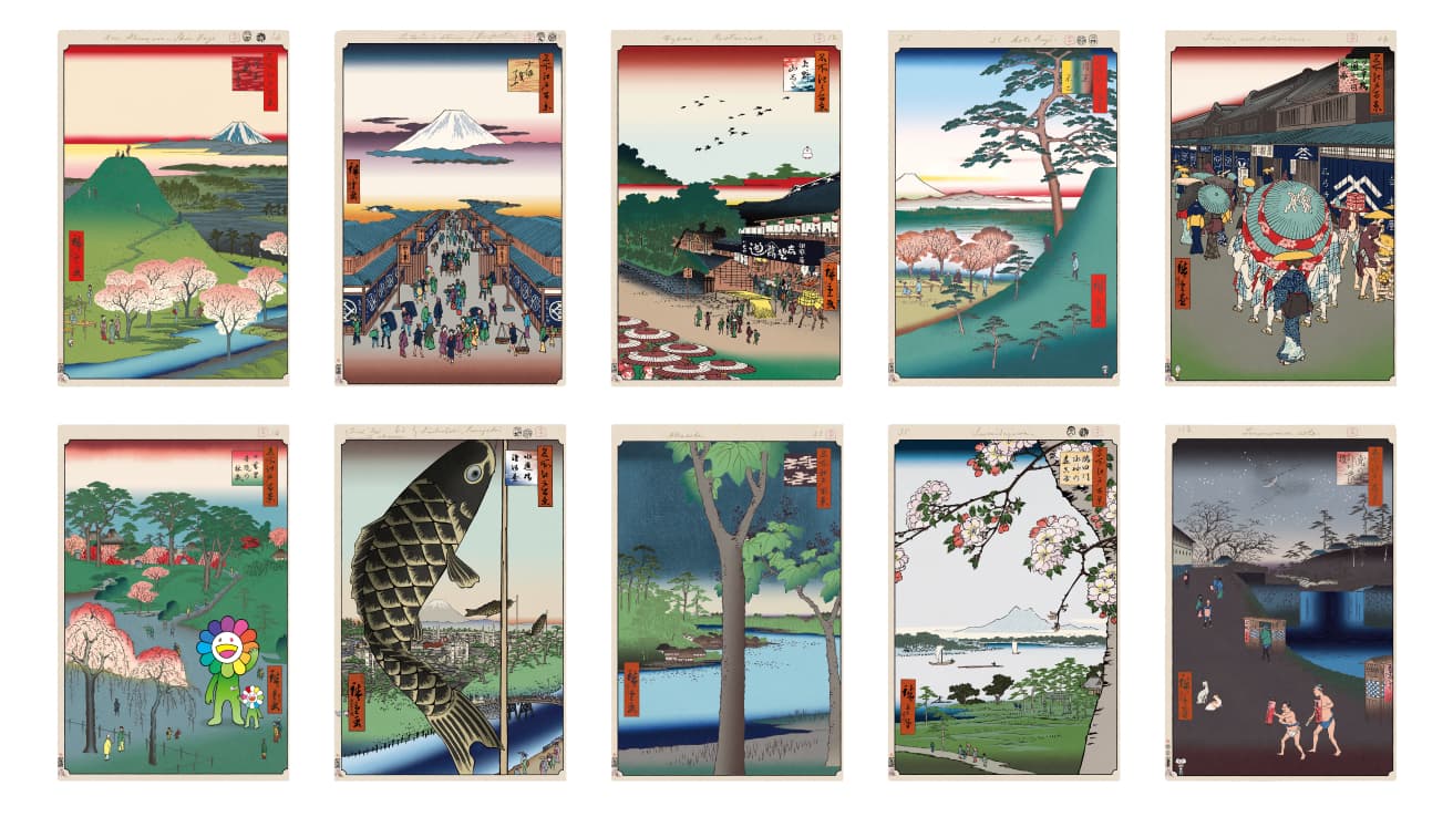 今日の名所江戸百景 by 村上隆