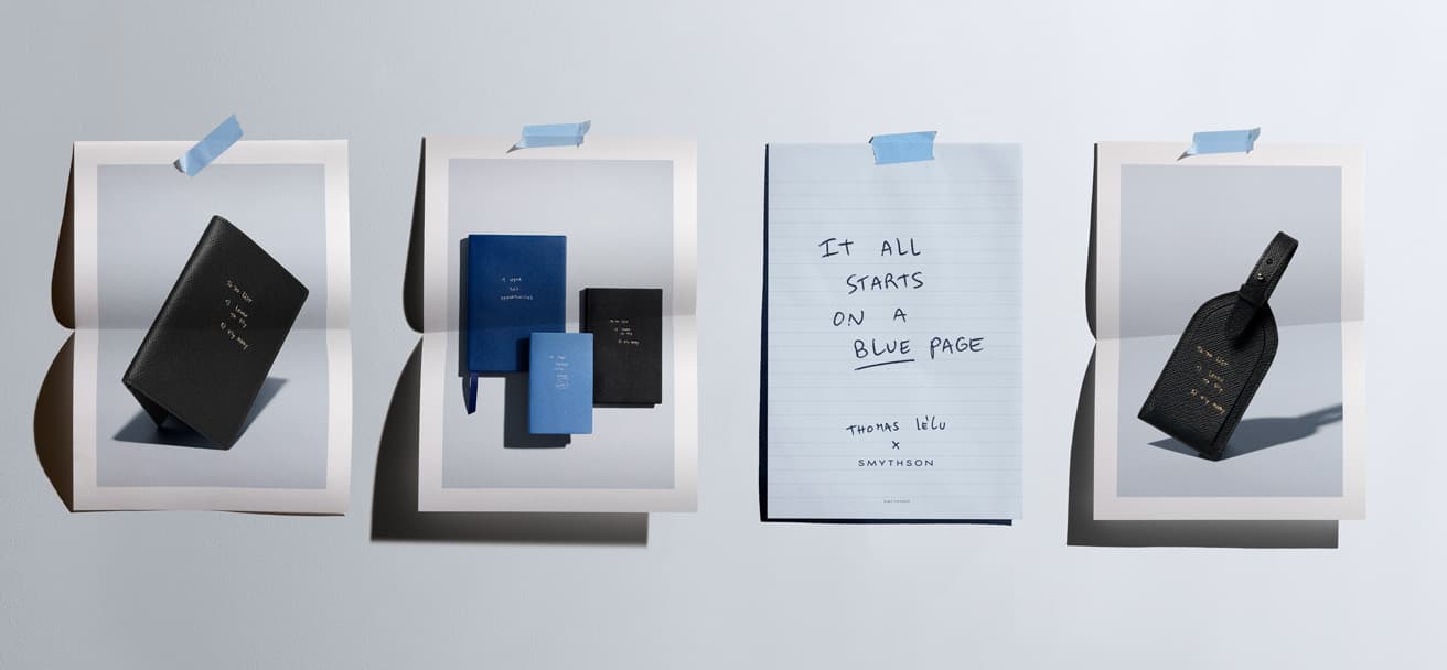 Smythson × Thomas Léluのノートブックなどのカプセルコレクション