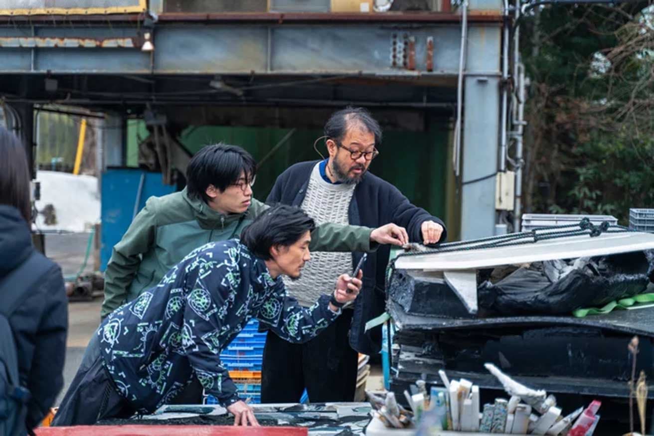 鳥羽にある〈REMARE〉の工場にて参加クリエイターが考えを深めるファクトリーツアーも行われた。
