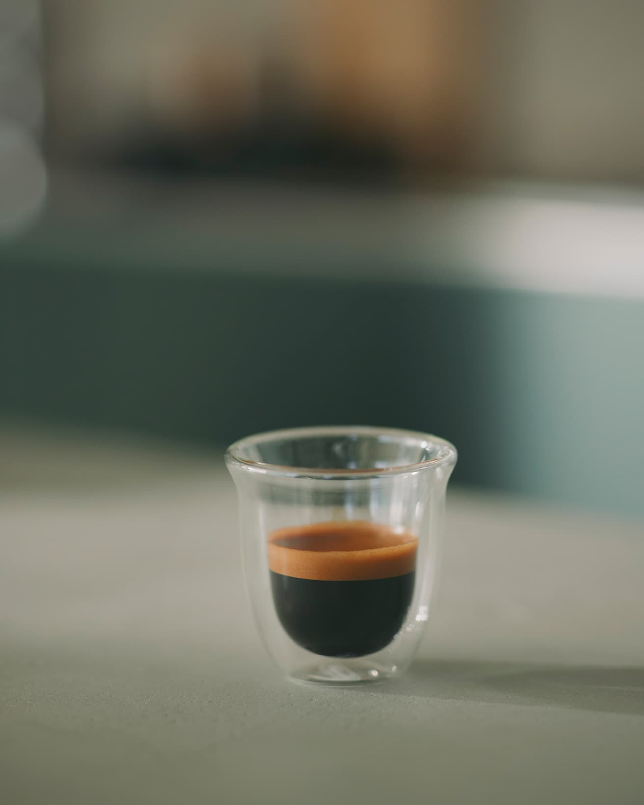 クレマが美しいエスプレッソ。