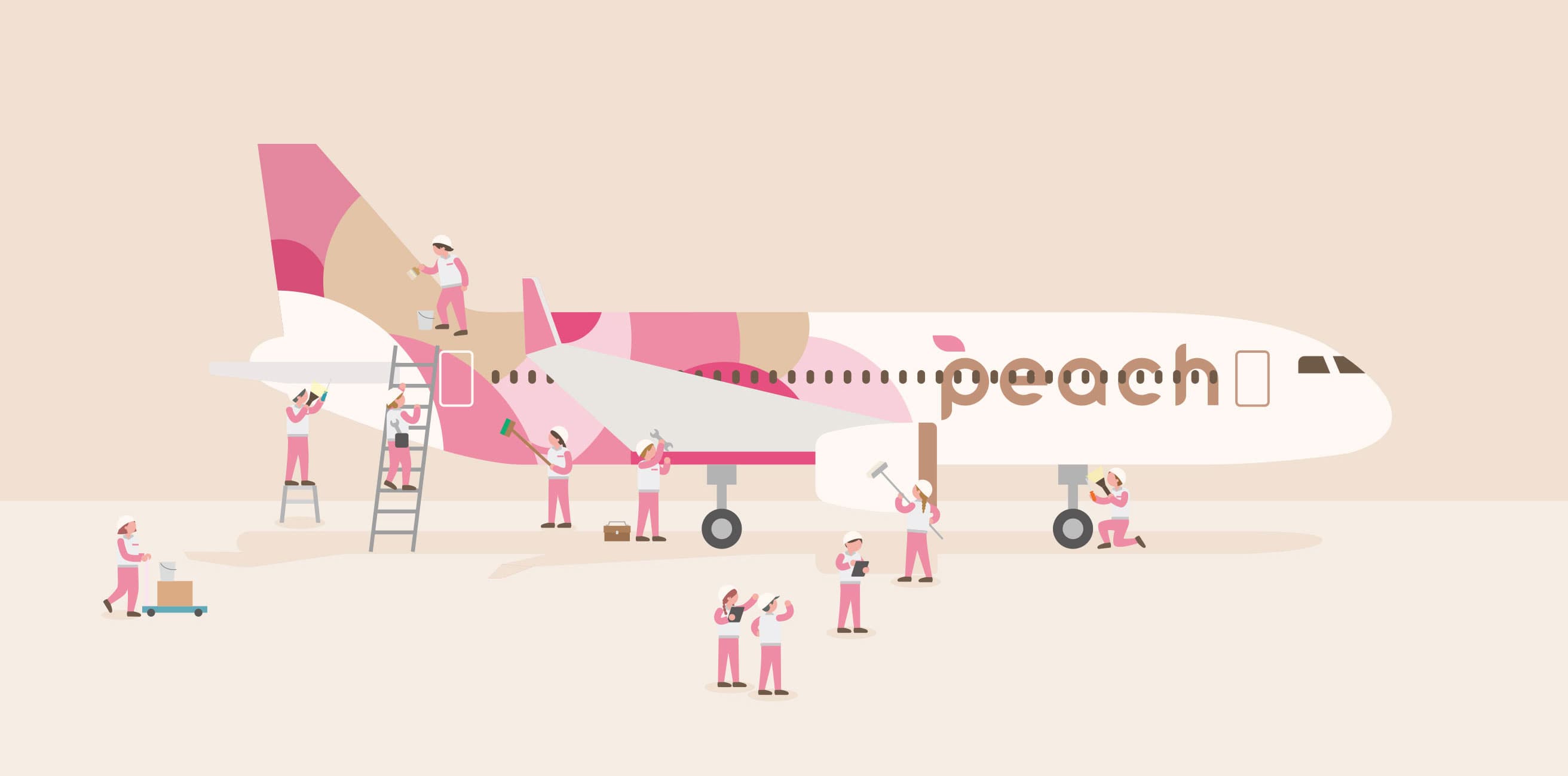 nendoがデザインする、 気軽で新しい空の旅。