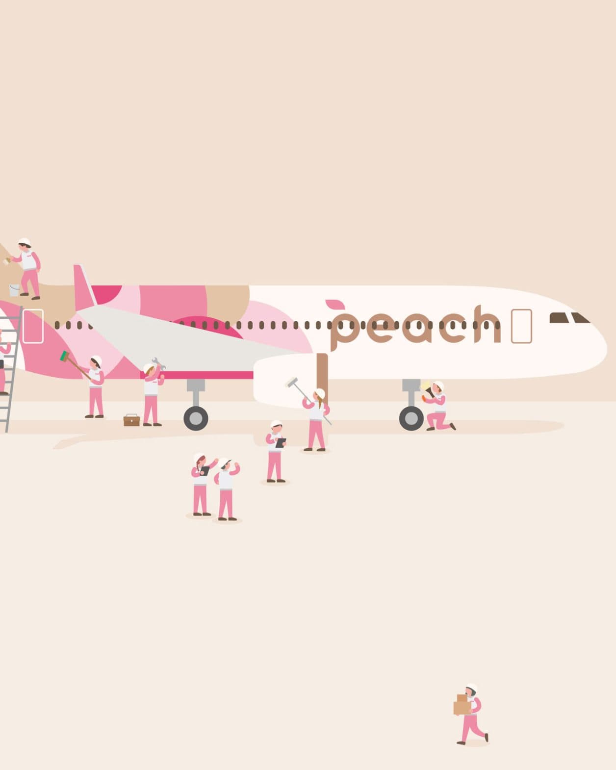 nendoがデザインする、 気軽で新しい空の旅。