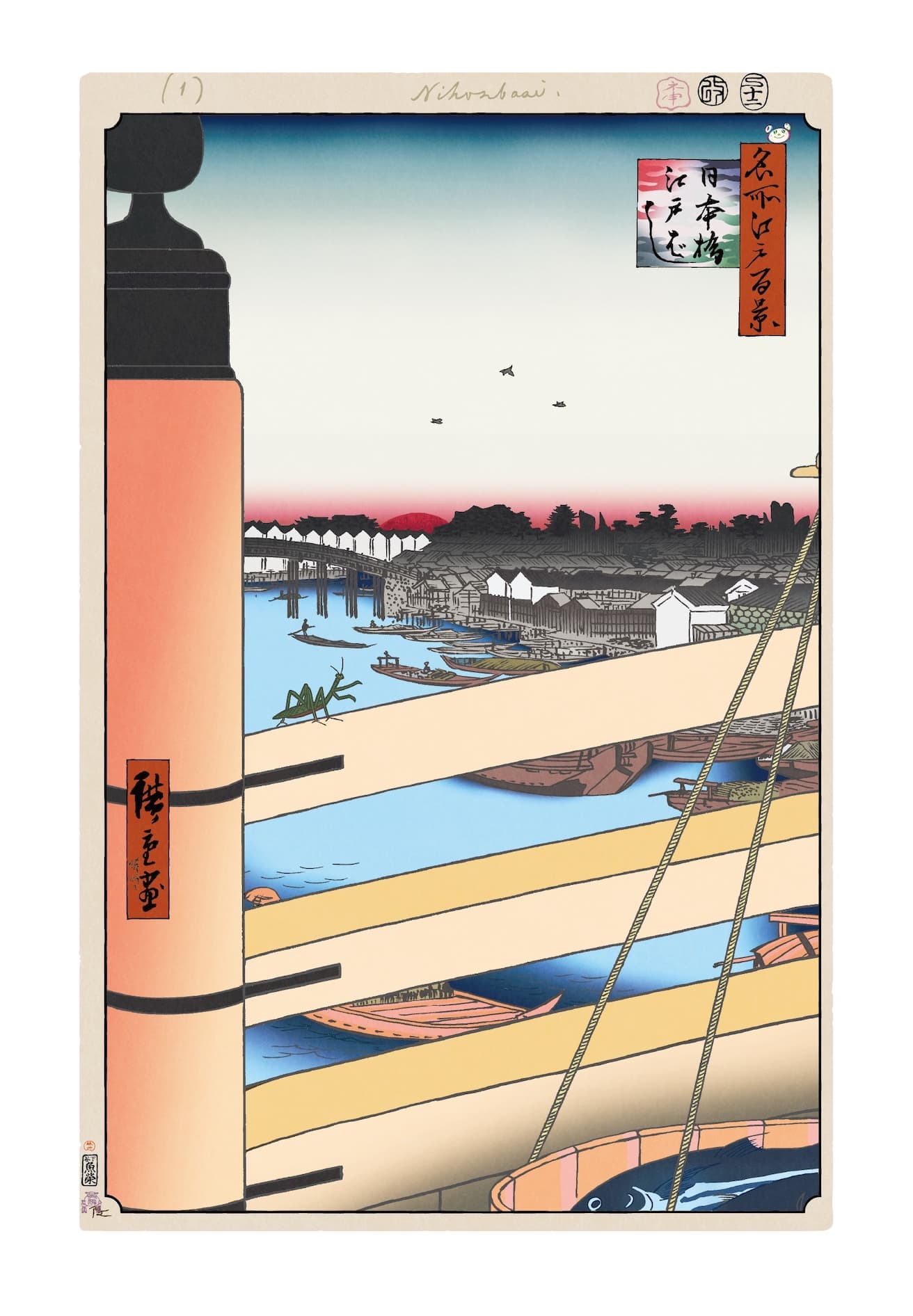 Nihonbashi Bridge and Edobashi Bridge　©Takashi Murakami/Kaikai Kiki Co., Ltd. All Rights Reserved.