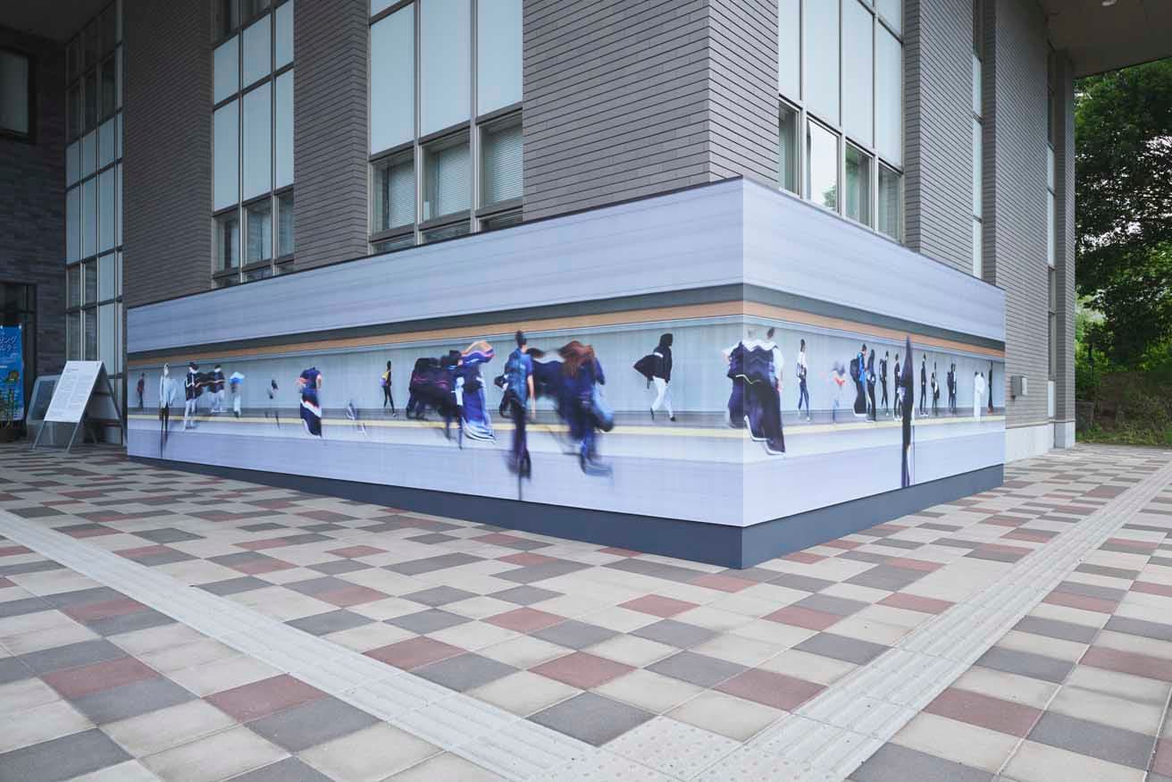 白井晴幸の展示風景。