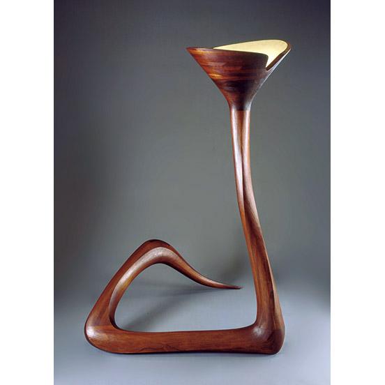 Wendell Castle Serpentine Floor Lamp, 1965 Photo courtesy of The Montreal Museum of Fine Arts