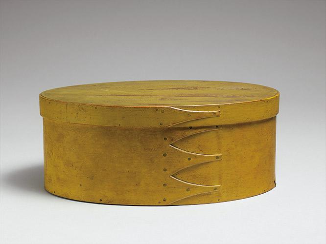 Oval Box, 1800-1900. Maple, pine.
