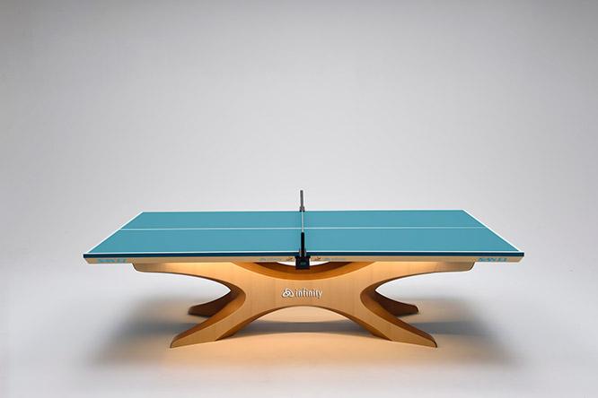 リオ五輪の卓球種目で使用された公式卓球台《infinity》。