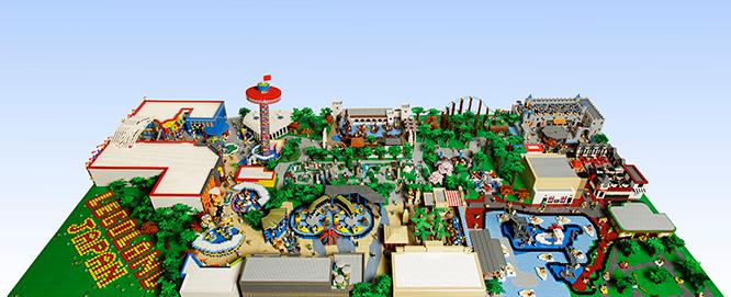 レゴ®で作られた全体俯瞰図。(c)LEGOLAND®Japan