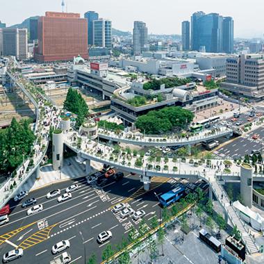 ソウルの元高架道路が、MVRDVの手で空中庭園に！