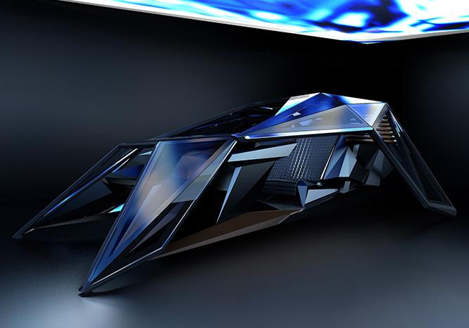 ライゾマティクスが〈トヨタ紡繊〉と協力して制作した仮想の車『VODY』。