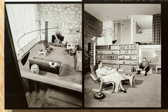 渡米した後に、マサチューセッツ州リンカーンに建設した自邸。右写真はブロイヤー夫妻。